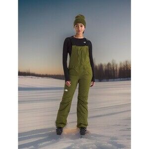 The North Face Women Freedom Insulated Bib Forest Olive NF-0A5AD2PIB Sz S & L